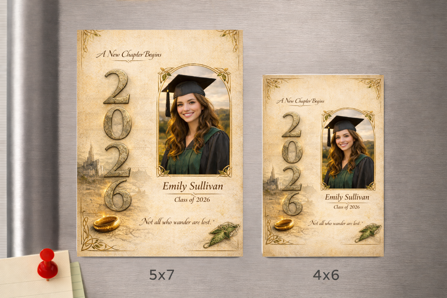Lord of the Rings Graduation Announcement
