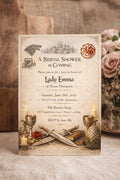Game of Thrones Inspired Bridal Shower Invitation