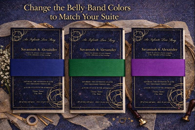 Doctor Who Wedding Invitation Set