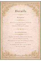 Lord of the Rings Wedding Invitation Set