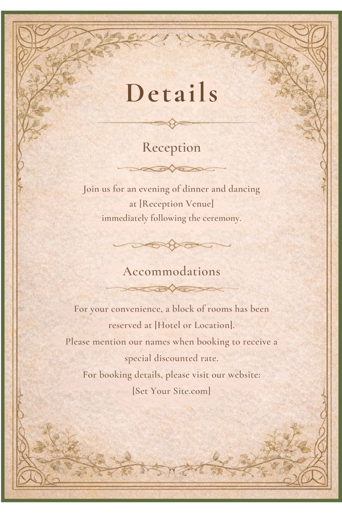 Lord of the Rings Wedding Invitation Set