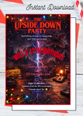 Stranger Things Inspired Party Invitation