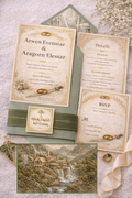 Lord of the Rings Wedding Invitation Set