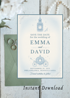 Cinderella Wedding Invitation Set