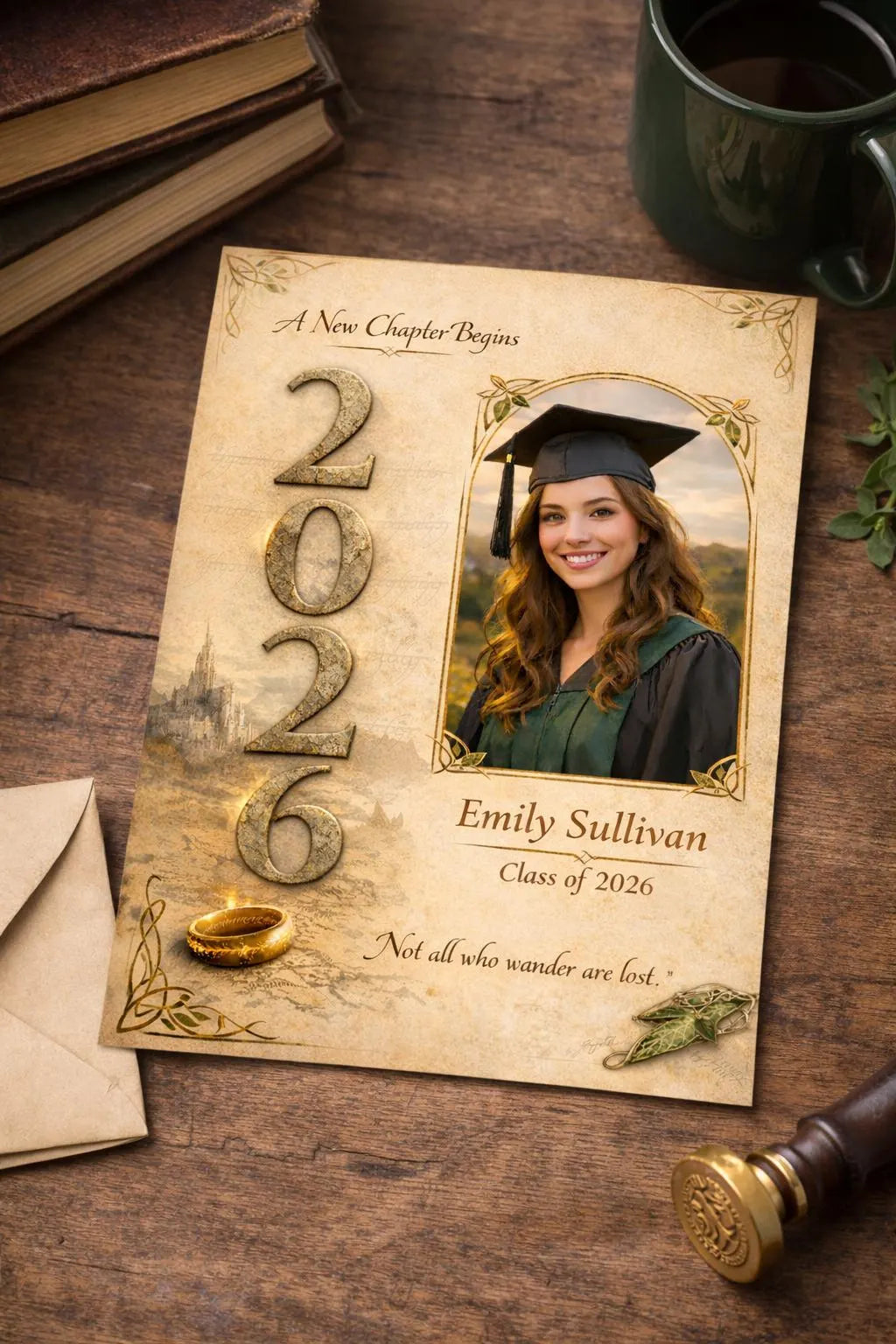 Lord of the Rings Graduation Announcement