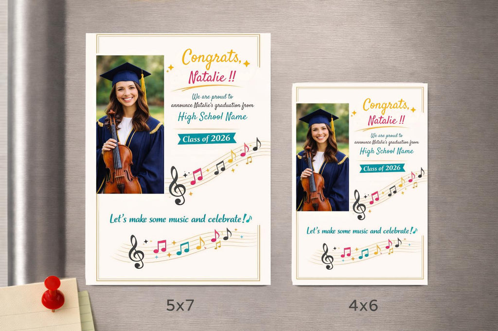 Music Graduation Announcement