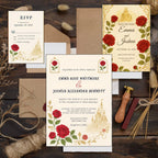 Beauty & the Beast Wedding Invitation
